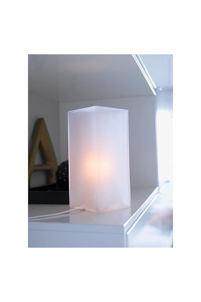 IKEA GRÖNÖ Table Lamp, Frosted Glass White, 22 cm