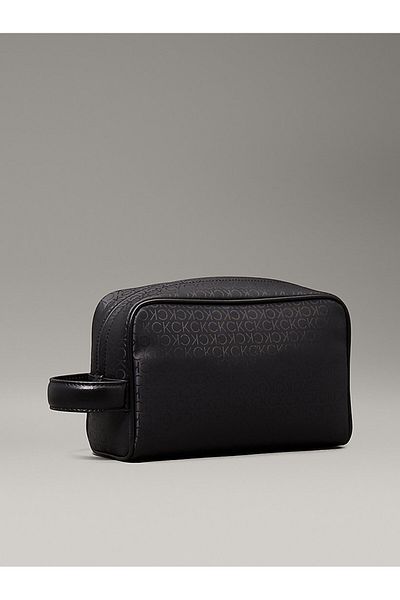 Calvin Klein Men Black Ck Sleek Washbag