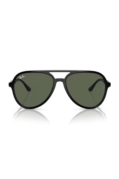 Ray-Ban نظارة شمسية راي بان بايلوت للجنسين - Rb 4376 - مقاس العدسة: 57 مم - أسود