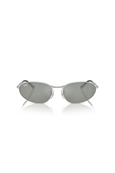 Ray-Ban Ray Ban Unisex Irregular Sunglasses- Rb 3734 - Lense Size:56mm - Silver
