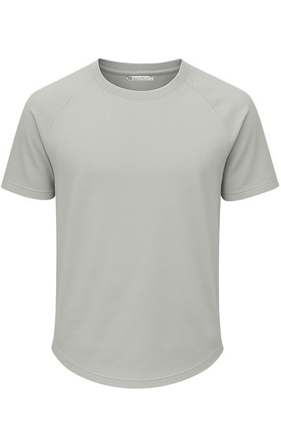 GHASSY CO. Ghassy Co. Ανδρικό μπλουζάκι Raglan Oval Cut 100% βαμβακερό μαλακό με υφή Crew Neck