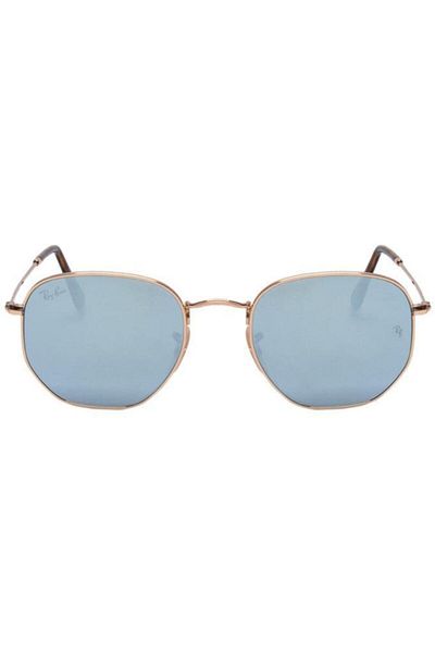 Ray-Ban نظارات شمسية راي بان للجنسين بتصميم سداسي غير منتظم - RB 3548N - مقاس العدسة: 48 مم - أريستا