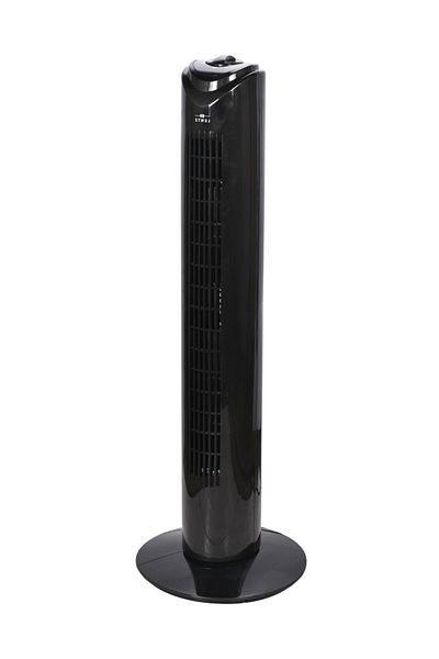 LENTZ Tower Fan 80042, 45w, 81cm, 3 Speeds, Oscillation, Timer, Black