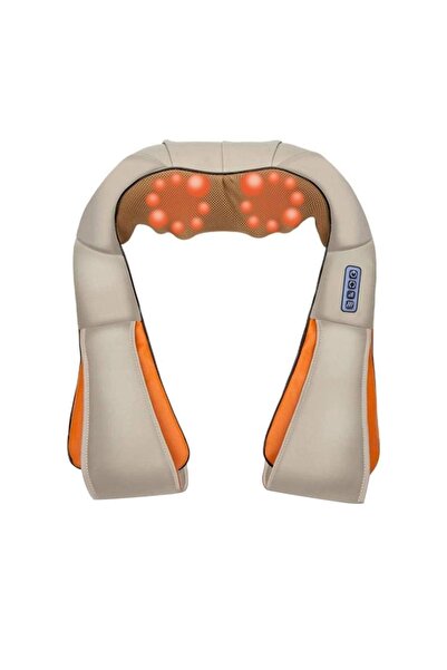 YBOSHOP Aparat de masaj Shiatsu 3D cu încălzire infraroșu, 3 viteze, auto/pri...