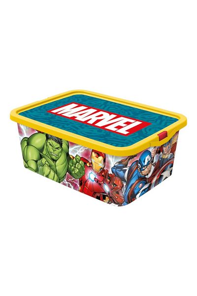 AVENGERS Toy storage box, with lid, 13 l, multicolor, 15x28.7x38.7 cm, Avengers