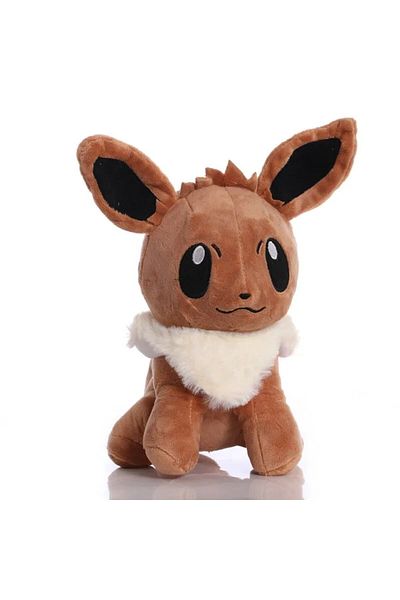 babyfoxx لعبة Eevee Pokédex 23 سم من القطيفة الناعمة – مجسم بوكيمون مستورد عالي الجودة، هدية
