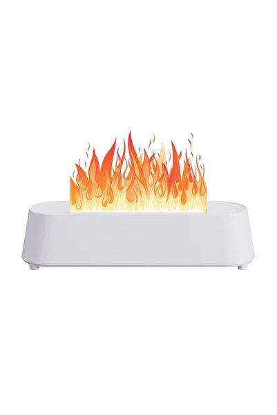 YBOSHOP Арома дифузер с ефект на пламък, RGB, дистанционно управление, таймер...