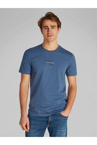 Calvin Klein Monologo Men's Blue T-Shirt