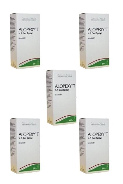 Pierre Fabre A lo pex y T %5 Deri Spreyi 60 ml Saç Dökülmesine Karşı - 5 Adet