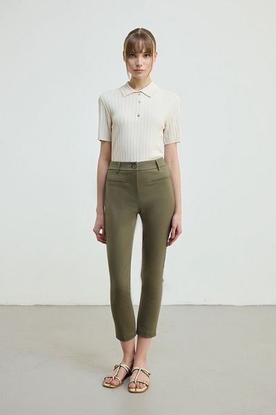 Gusto Khaki Magic Pants