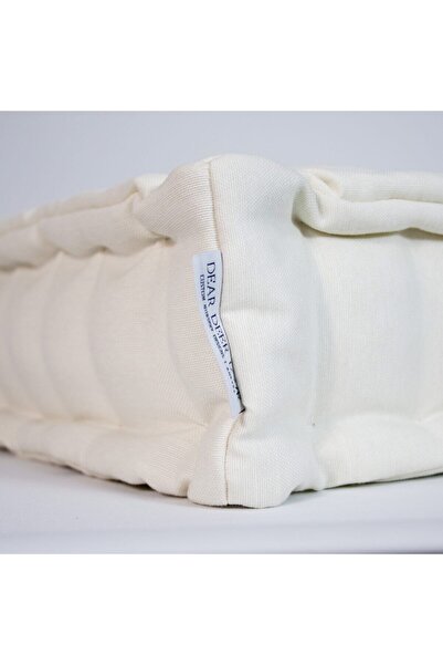 Dear Deer Love Cream Bisküvi Minder - French Mattress Keten