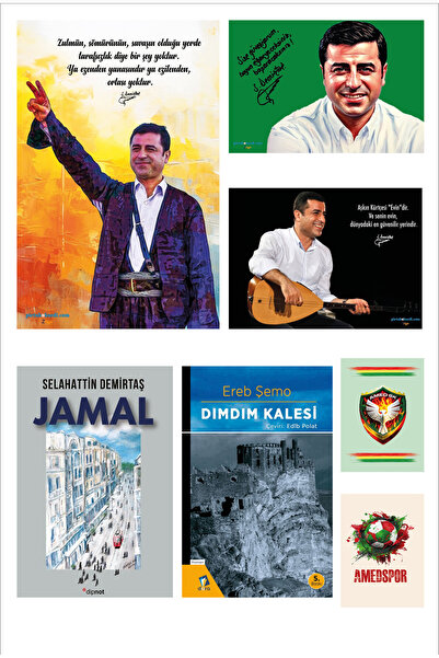 ZERYA Selahattin Demirtaş Posterleri - Jamal - Dımdım Kalesi - Amedspor (3 PO...