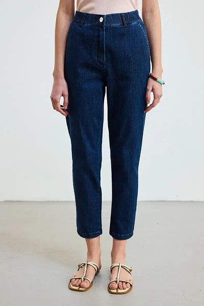 Gusto Pantaloni Blue Mom Jean