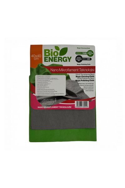 Dr. Clinic Bioenergy 2 Pack Cleaning Cloths Green Gray