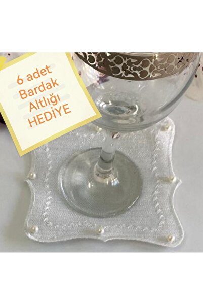 Lady Rio Αμερικάνικο σερβίτσιο, Σετ ΠRESENTATION φαγητού, Rummer, Platter, Επεξεργασία 3D και μαργαριτάρι Λεπτομέρεια