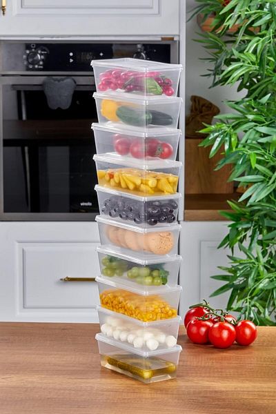 ALPY E TRADE 20 Pieces (500 ml) |   Airtight, Freezer & Microwave Compatible Meat and Food Storage Container