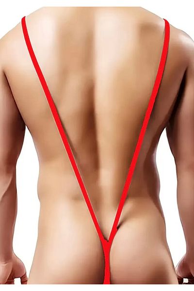 Cicişim Men's Red Fancy Underwear String