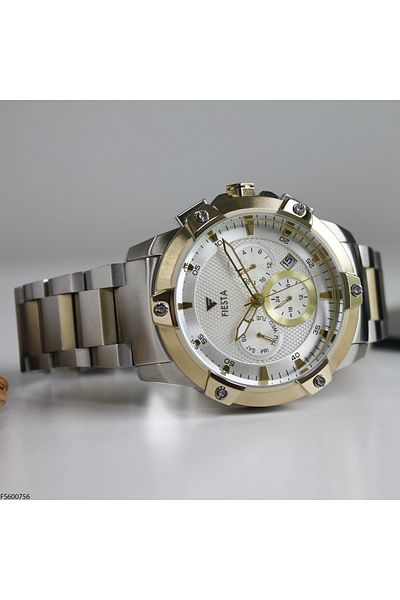 Fiesta Fs 600756   Men's Wrist Watch with Steel Cord