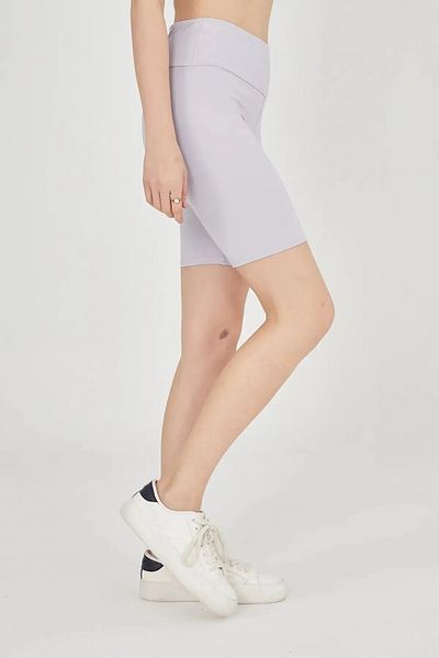 QUHOX High Waist Short Biker Sports Leggings Pink