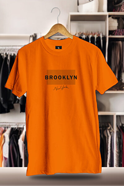 CC STORE Βαμβακερό μπλουζάκι με στάμπα με 3 νήματα ροζ πορτοκαλί |   Εκτύπωση...