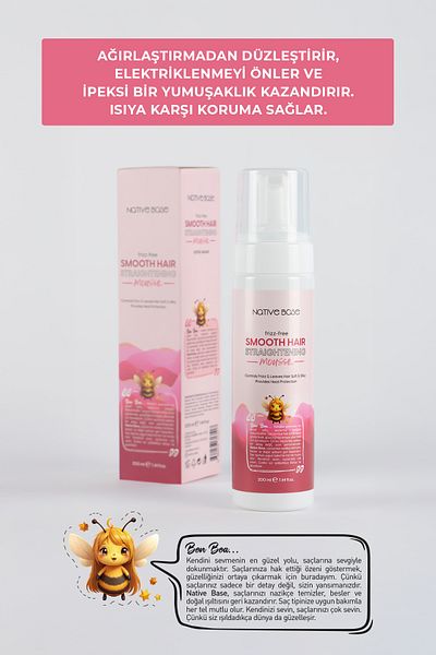Native Base Keratin Hair Mousse Care 200 ml