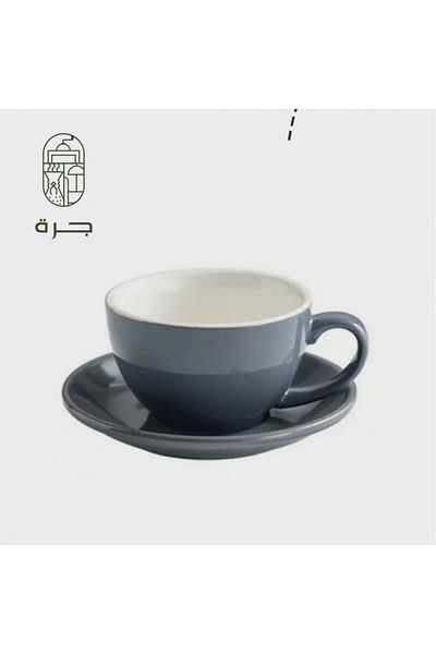 Jarrah Colored ceramic cups, navy blue, 150 ml from Jar
