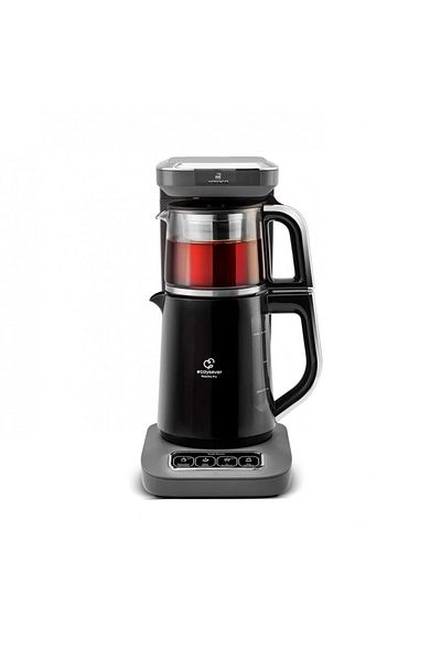 Karaca Karaca Caysever Robotea Pro Aparat de ceai automat vorbitor 4 în 1, fierbător și aparat de cafea cu filtru, 2500W