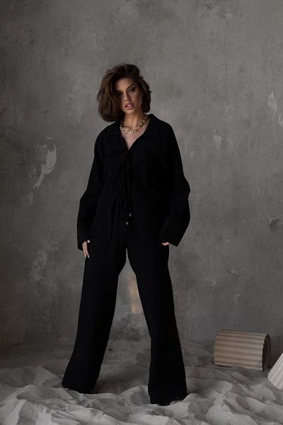 BOHEMAİ Σετ Bali Beaded Black Muslin