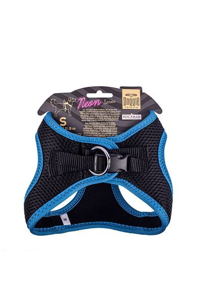 Doggie Cool Woven Neon Small Breed Collar Blue 32-38 cm (Ang-S)