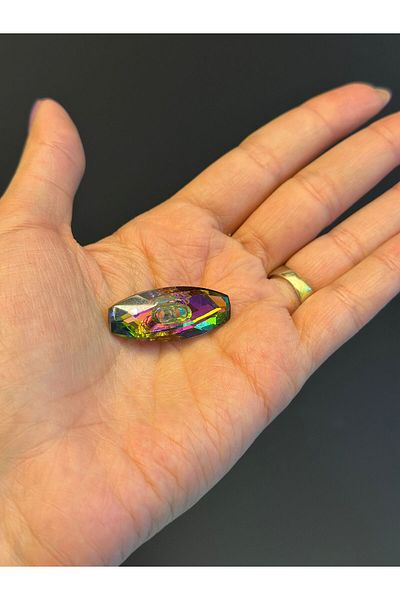 Gönülden Tasarım Crystal Glass Color Button Hobby Clothing Accessory 3X1 cm