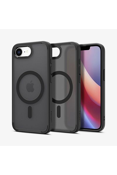 Spigen Ultra Hybrid MagFit designed for iPhone 16E case [MagSafe compatible] (2025) - Frost Black