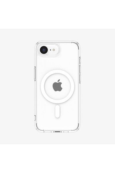 Spigen Ultra Hybrid MagFit designed for iPhone 16E case [MagSafe compatible] (2025) - Frost White