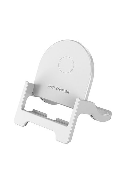 REDz Accessories Suport de birou Flexi Charge, încărcare wireless, detașabil, alb