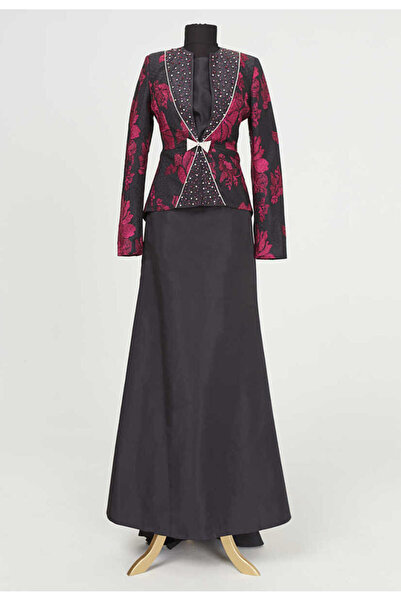 Setrms 15k1020 Desenli Ceketli Abiye