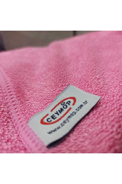 Ceymop 40x40 Kaliteli Pembe Mikrofiber Bez - Orijinal, Uzun Ömürlü ve Dayanıklı