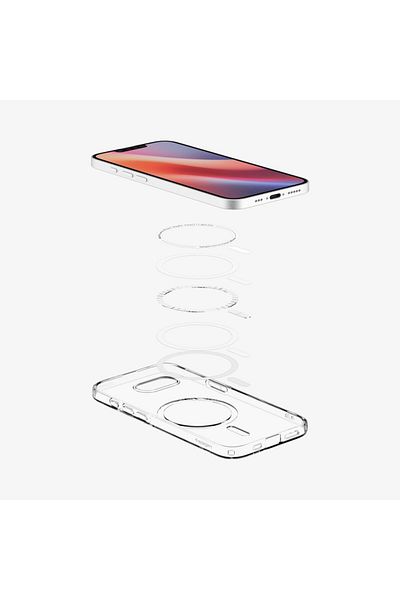 Spigen Liquid Crystal MagFit for iPhone 16e case cover (2025) [MagSafe compatible] - Clear White