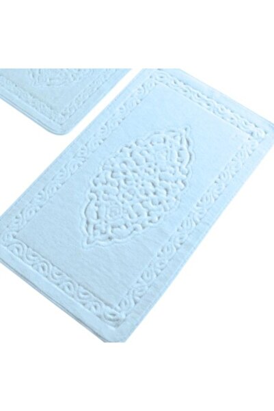 Tropikhome Set 2 bath mats cotton, Tropik Home, Elite Blue