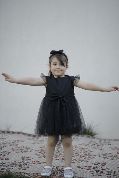 LastingBeauty Tulle Female Child Dress Children's Clothing Tulle Buckle Skirt Suit
