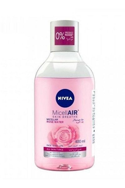 NIVEA Organic Micellar Water Makeup Remover with Rose Extract, 400ml