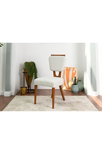 Vivense PALACE SANDALYE, KREM CEVİZ