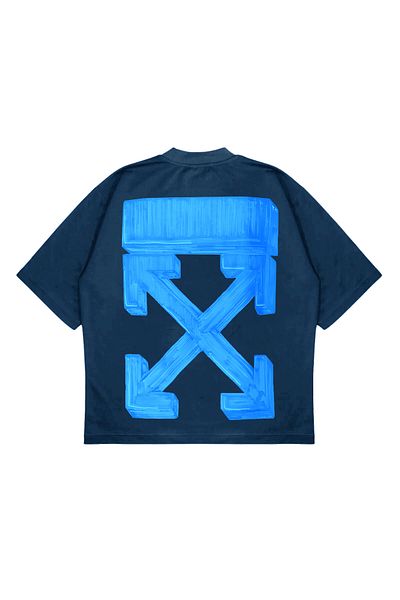 SELF CONTROL Μπλουζάκι με σαπούνι Off-White με τυπωμένο λογότυπο Unisex 100% βαμβακερό παχύ ύφασμα που αναπνέει
