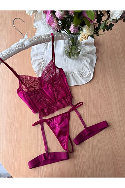 EDLİNGERİE Benoit Garter Set with Leg Accessories