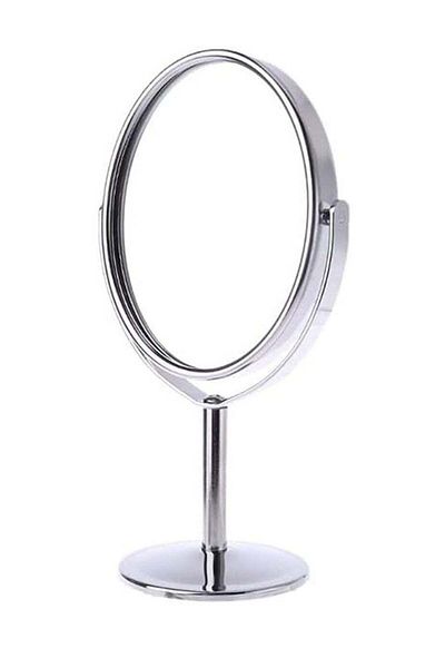 unbranded Small Double-sided Mirror, Silver Color