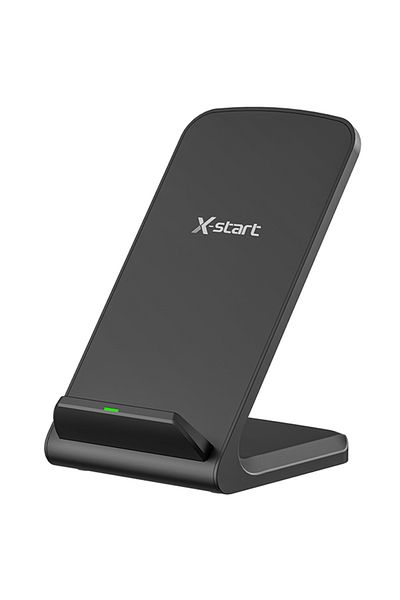 REDz Accessories Încărcător wireless 15W, X-Start CDQ102, suport de birou, cablu Type-C 1M, negru