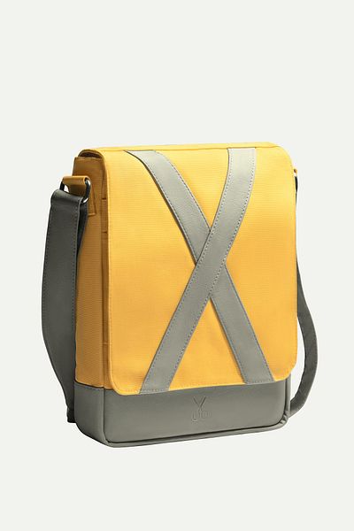 KAFT Geantă verticală unisex Messenger - Methone - Sulphur