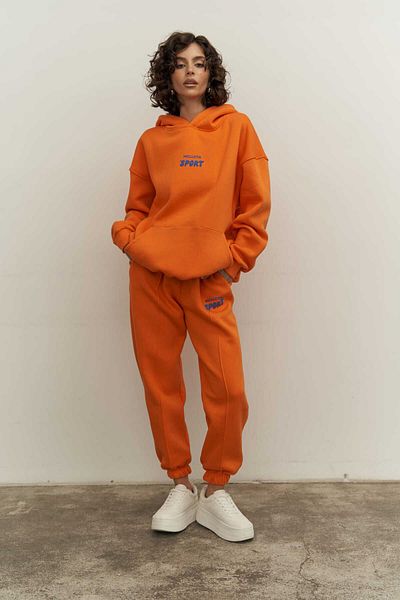 MAİ COLLECTİON Σετ αθλητικής φόρμας Mcllctn Bamboo Orange
