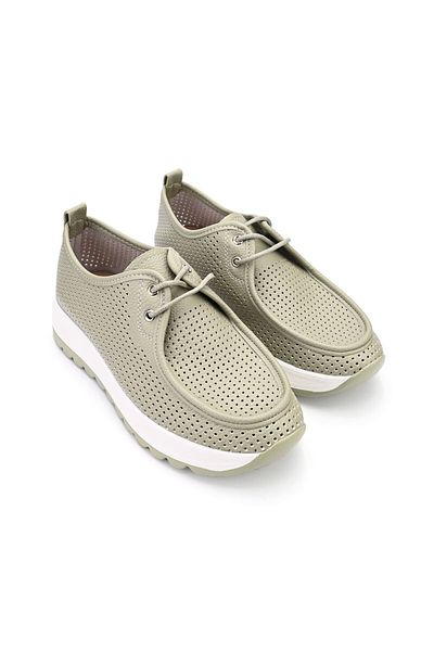 Tmall Women's casual shoes, Made of eco-leather, P1283, Green