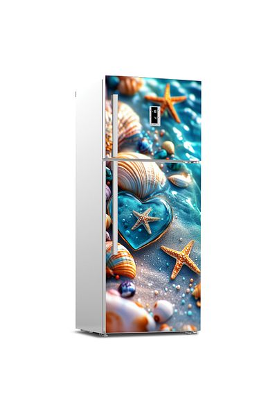 Tilki Dünyası Refrigerator and Dishwasher Set Sticker 0411