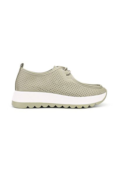 Tmall Women's casual shoes, Made of eco-leather, P1283, Green