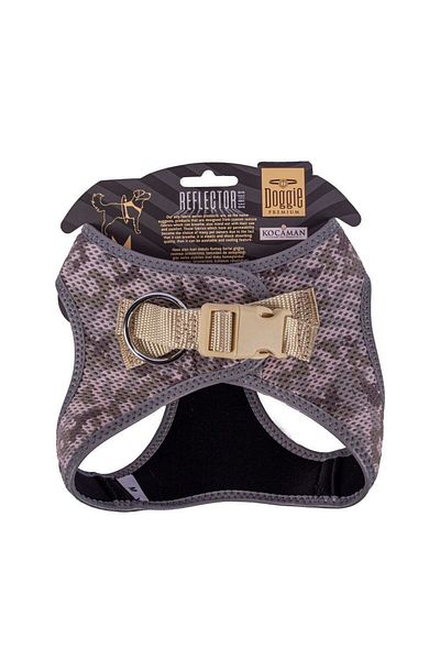 Doggie Cool Woven Reflective Small Breed Chest Collar Camo 38-44 cm (Arg-M)